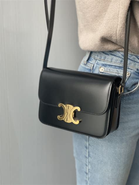 celine's triomphe bag.